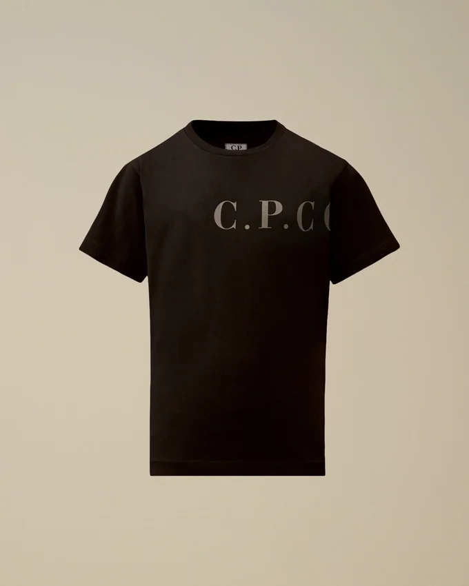U16 Cotton Jersey 30/1 Short Sleeve Chest-Back Logo T-Shirt