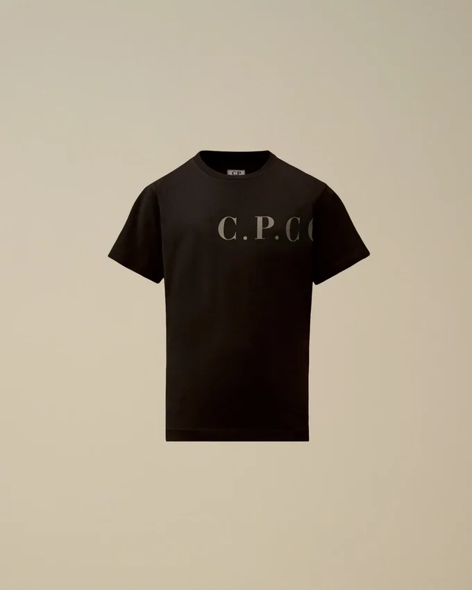 U16 Cotton Jersey 30/1 Short Sleeve Chest-Back Logo T-Shirt