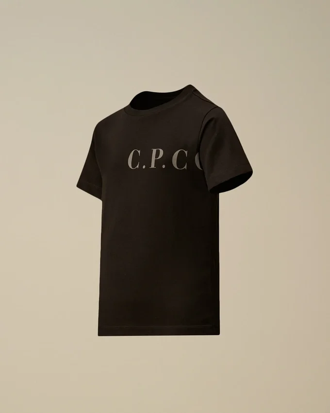 U16 Cotton Jersey 30/1 Short Sleeve Chest-Back Logo T-Shirt