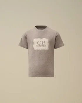 U16 Cotton Jersey 30/1 Short Sleeve Logo Label T-Shirt