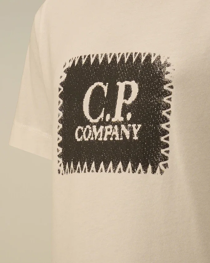 U16 Cotton Jersey 30/1 Short Sleeve Logo Label T-Shirt