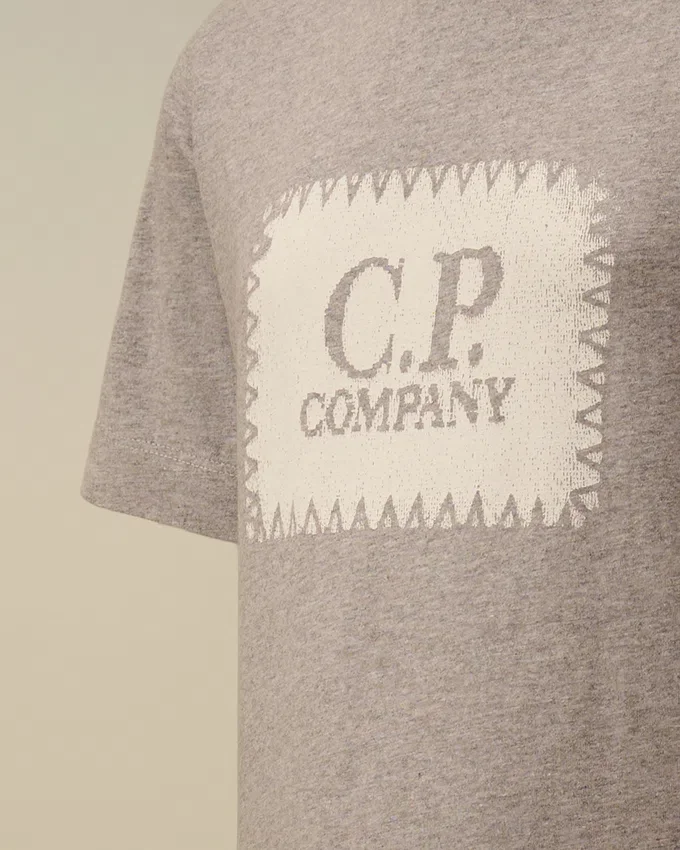 U16 Cotton Jersey 30/1 Short Sleeve Logo Label T-Shirt