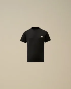 U16 Cotton Jersey 30/1 Short Sleeve Logo Patch T-Shirt