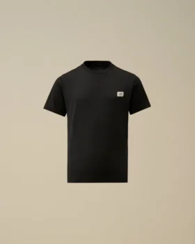 U16 Cotton Jersey 30/1 Short Sleeve Logo Patch T-Shirt