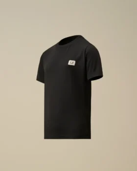 U16 Cotton Jersey 30/1 Short Sleeve Logo Patch T-Shirt