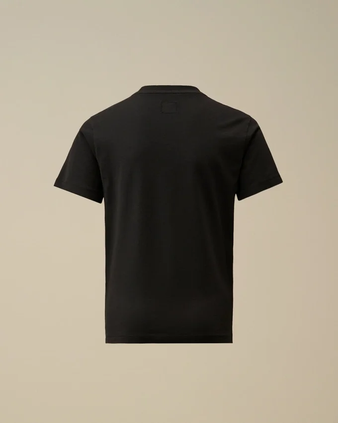 U16 Cotton Jersey 30/1 Short Sleeve Logo Patch T-Shirt