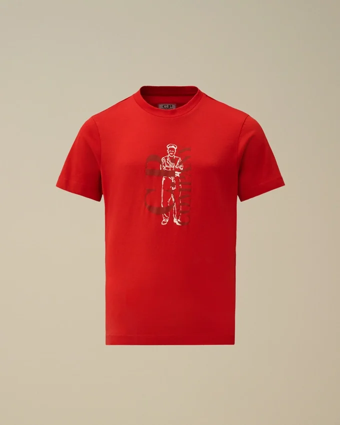 U16 Cotton Jersey 30/1 Short Sleeve Logo T-Shirt