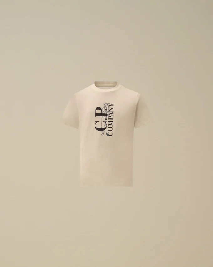U16 Cotton Jersey 30/1 Short Sleeve Logo T-Shirt