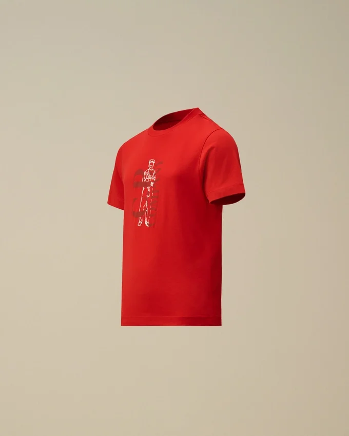 U16 Cotton Jersey 30/1 Short Sleeve Logo T-Shirt