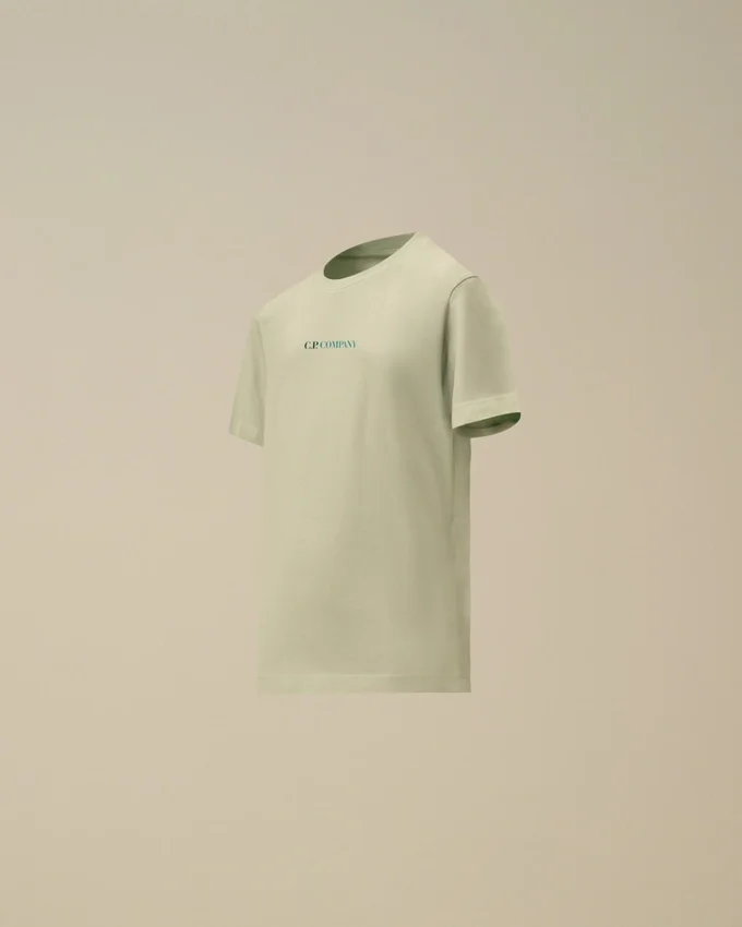 U16 Cotton Jersey 30/1 Short Sleeve Maxi Logo T-Shirt