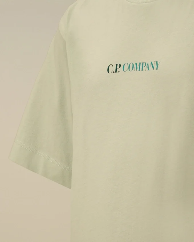 U16 Cotton Jersey 30/1 Short Sleeve Maxi Logo T-Shirt