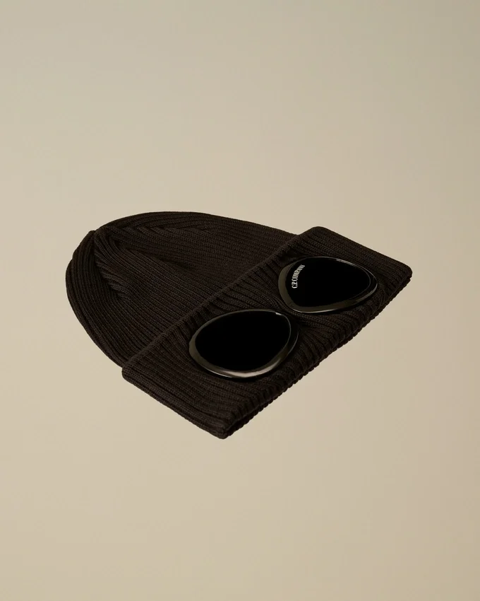 U16 Cotton Knitted Goggle Beanie