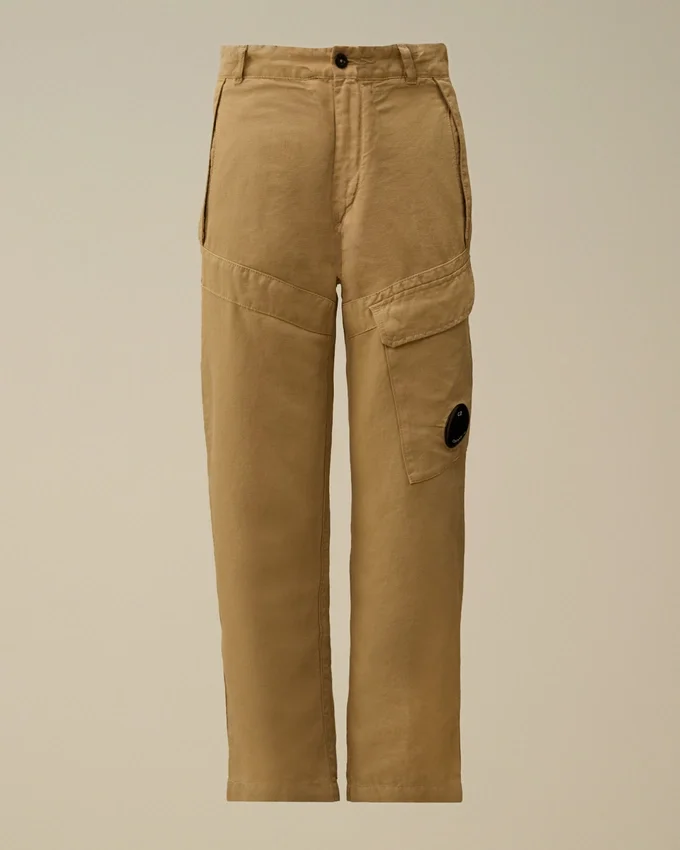 U16 Cotton/Linen Cargo Lens Pants