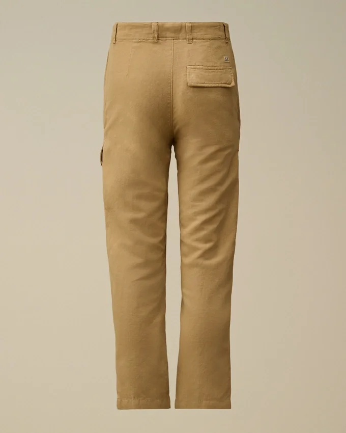 U16 Cotton/Linen Cargo Lens Pants