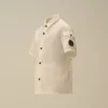 U16 Cotton Popeline Short Sleeve Button Lens Shirt