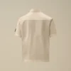 U16 Cotton Popeline Short Sleeve Button Lens Shirt