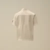 U16 Cotton Popeline Short Sleeve Button Lens Shirt