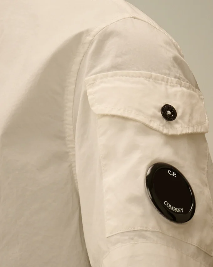 U16 Cotton Popeline Short Sleeve Button Lens Shirt