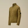 U16 Cotton Zipped Lens Cardigan