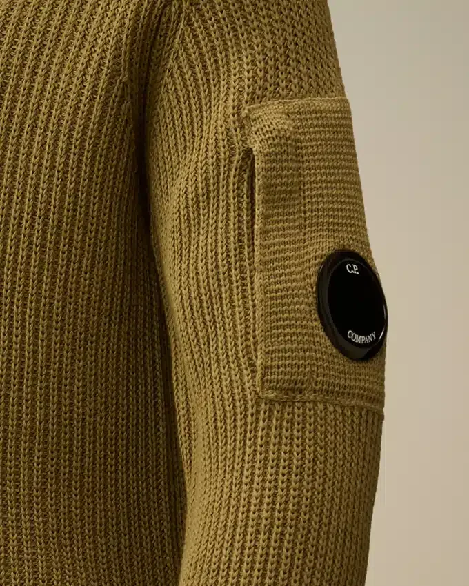 U16 Cotton Zipped Lens Cardigan