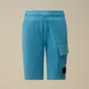 U16 Diagonal Fleece Cargo Lens Sweatshorts