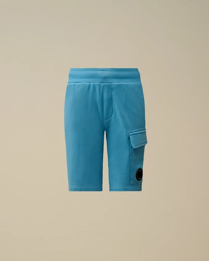 U16 Diagonal Fleece Cargo Lens Sweatshorts