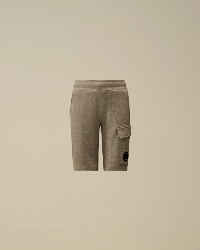 U16 Diagonal Fleece Cargo Lens Sweatshorts
