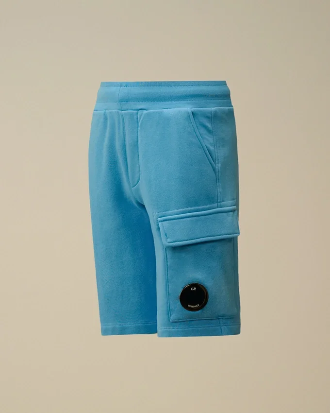 U16 Diagonal Fleece Cargo Lens Sweatshorts