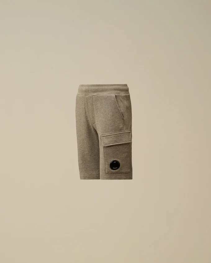 U16 Diagonal Fleece Cargo Lens Sweatshorts