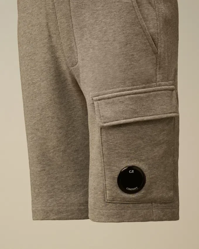 U16 Diagonal Fleece Cargo Lens Sweatshorts