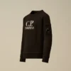 U16 Diagonal Fleece Crewneck Logo Sweatshirt