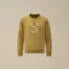 U16 Diagonal Fleece Crewneck Sweatshirt