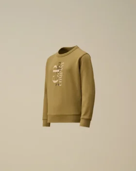 U16 Diagonal Fleece Crewneck Sweatshirt