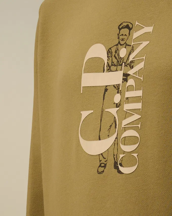 U16 Diagonal Fleece Crewneck Sweatshirt