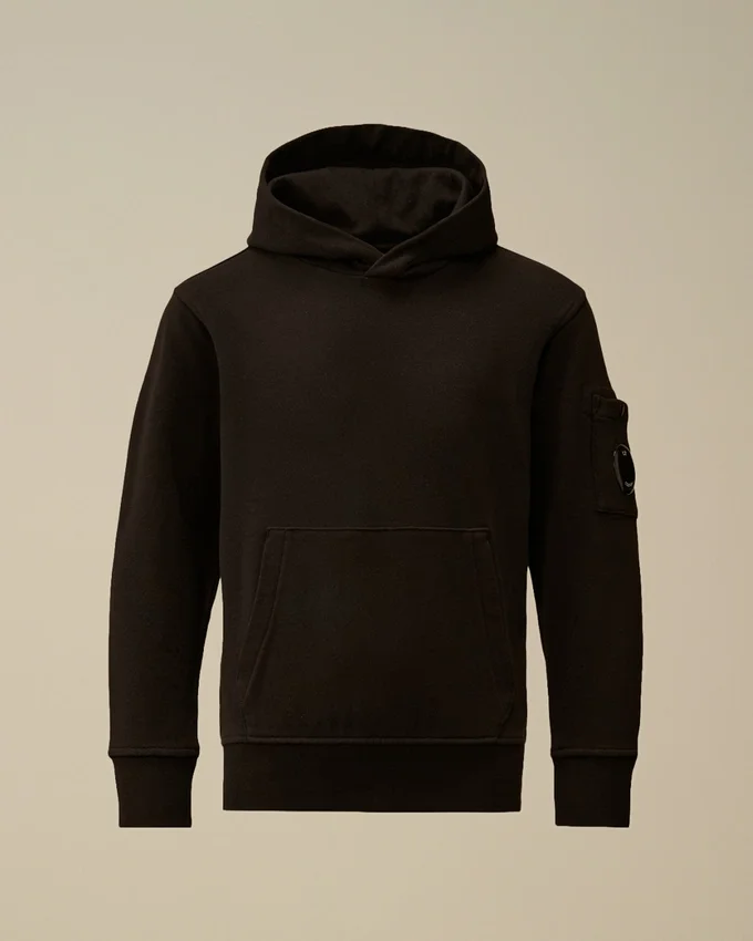 U16 Diagonal Fleece Hooded Lens Sweatshirt