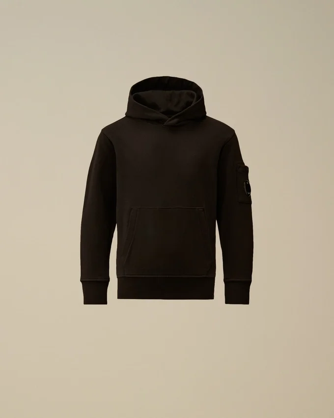 U16 Diagonal Fleece Hooded Lens Sweatshirt