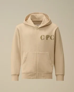 U16 Diagonal Fleece Zip Hooded Sweatshirt
