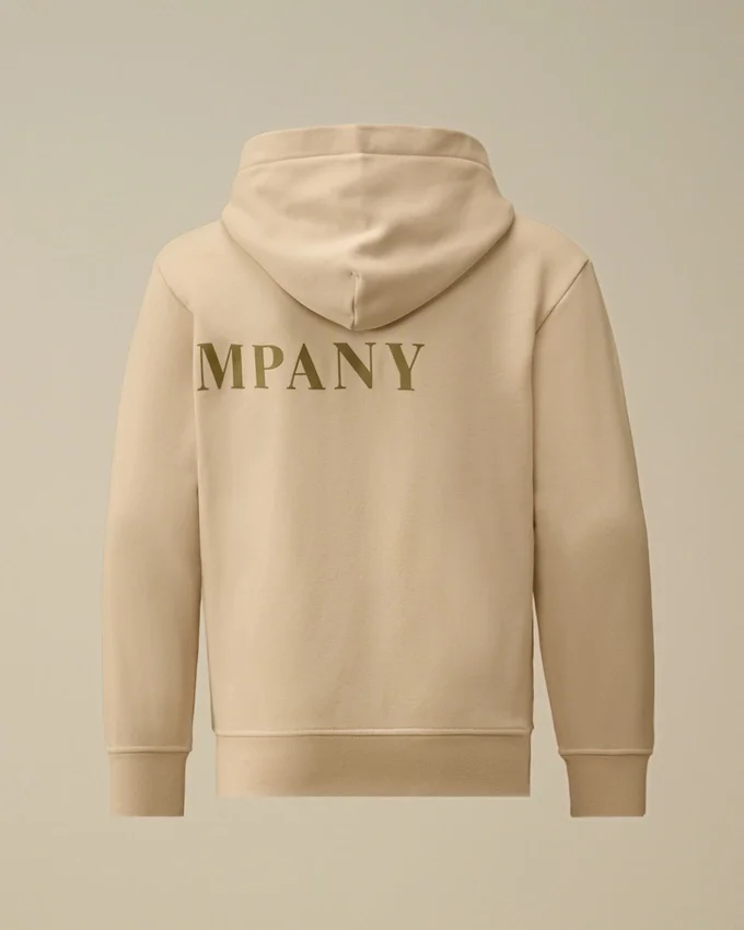 U16 Diagonal Fleece Zip Hooded Sweatshirt