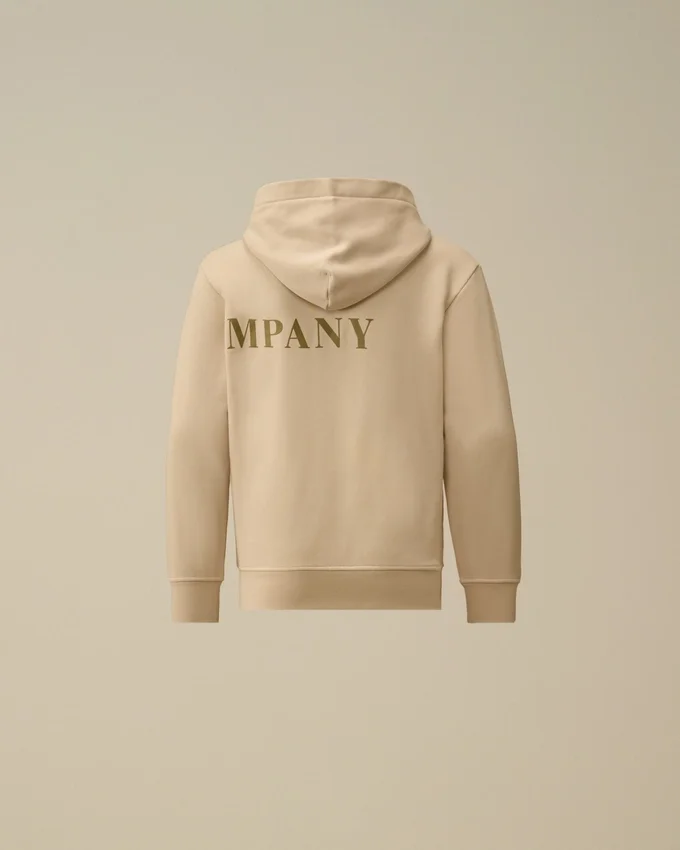 U16 Diagonal Fleece Zip Hooded Sweatshirt