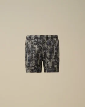 U16 Flatt Nylon Printed Swim Shorts