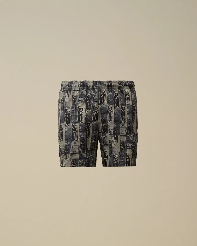 U16 Flatt Nylon Printed Swim Shorts
