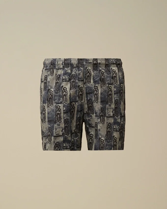 U16 Flatt Nylon Printed Swim Shorts