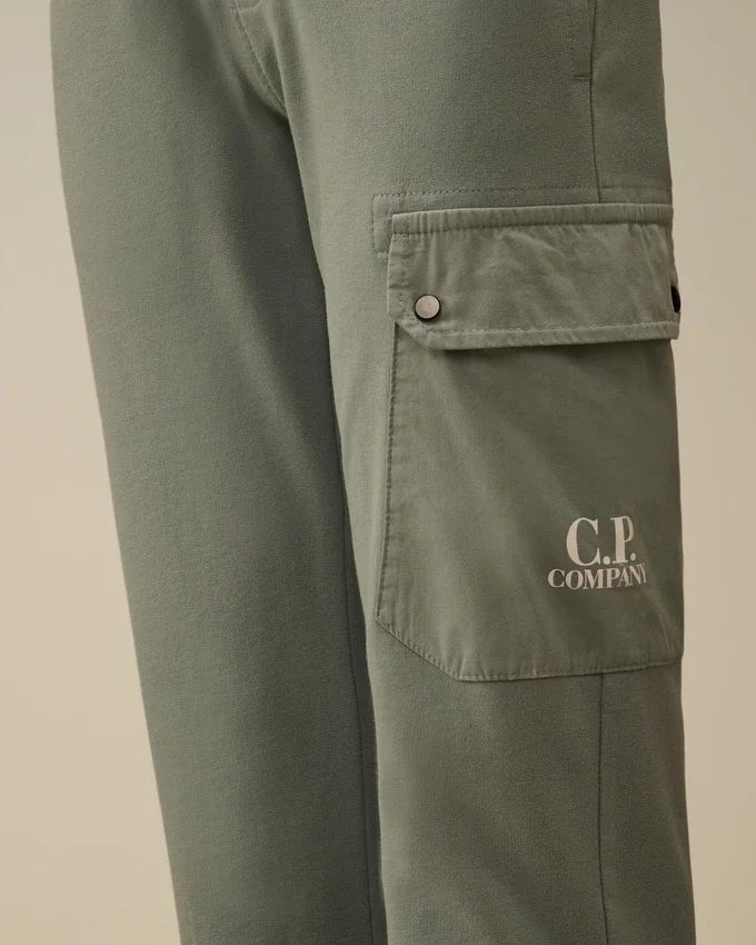 U16 Light Fleece Mixed Cargo Sweatpants