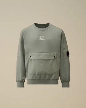 U16 Light Fleece Mixed Crewneck Lens Sweatshirt