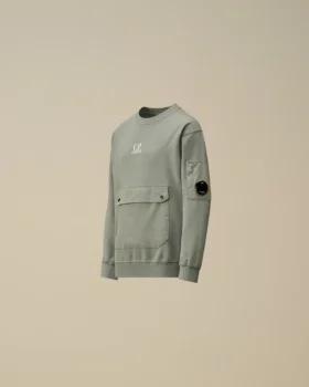 U16 Light Fleece Mixed Crewneck Lens Sweatshirt