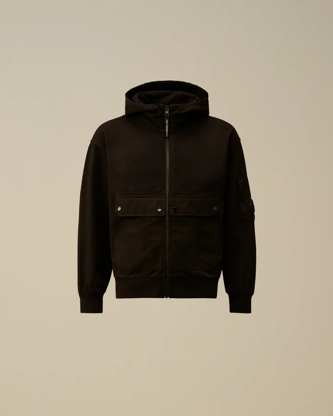 U16 Light Fleece Mixed Hooded Lens Sweatshirt