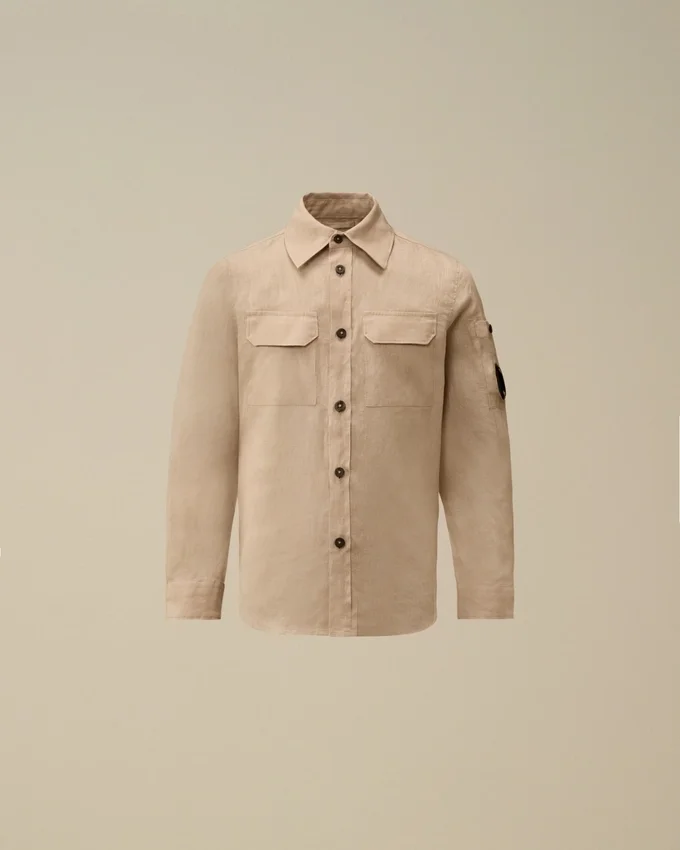 U16 Linen Long Sleeve Button Shirt