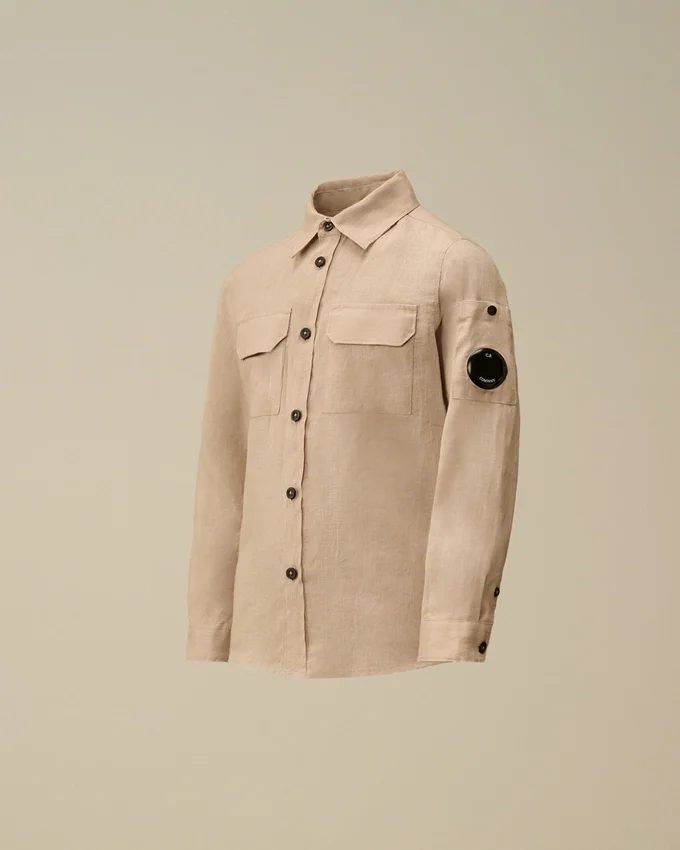 U16 Linen Long Sleeve Button Shirt