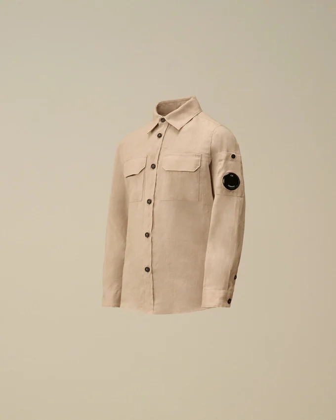 U16 Linen Long Sleeve Button Shirt