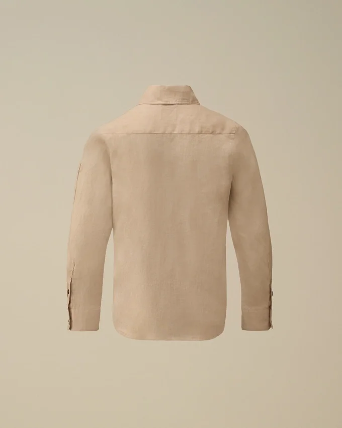 U16 Linen Long Sleeve Button Shirt
